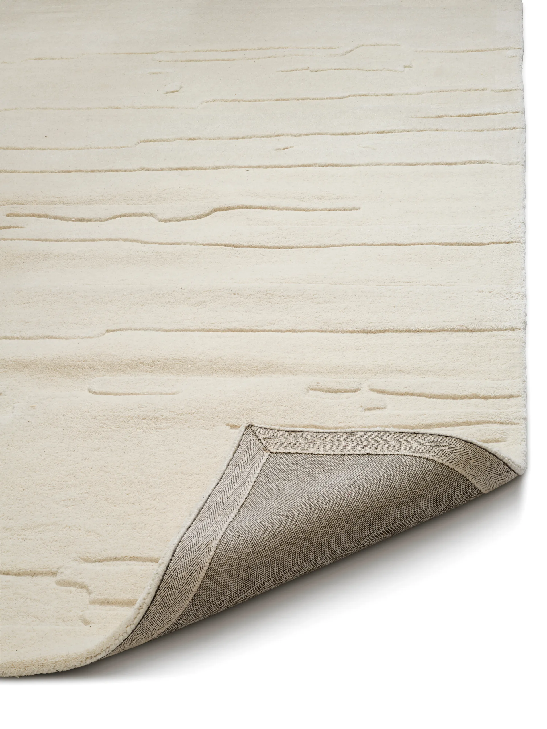 Tappeto in lana Carved, 200x300 cm, Avorio Classic Collection