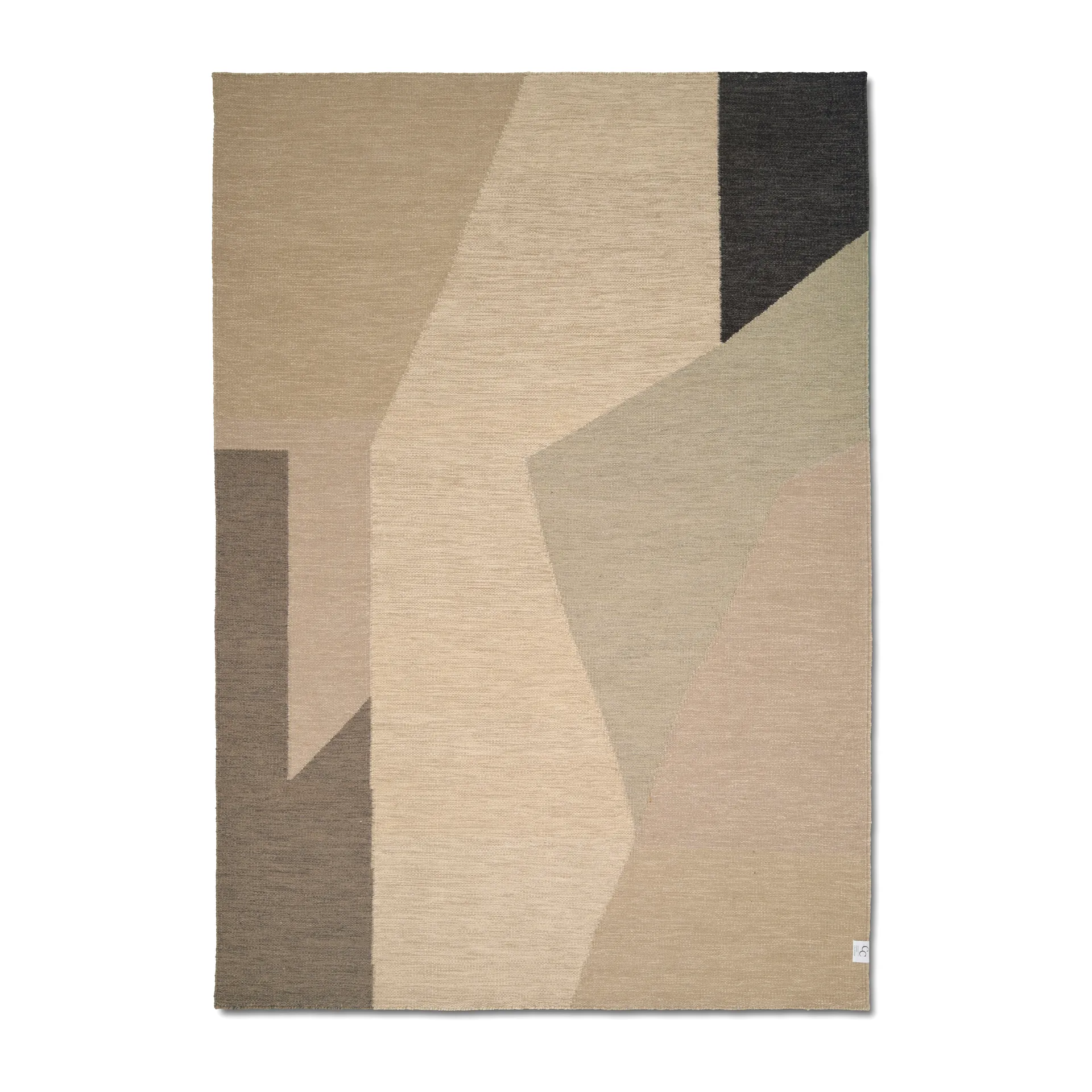 Tappeto in lana Cliff, 170x230 cm, Beige Classic Collection