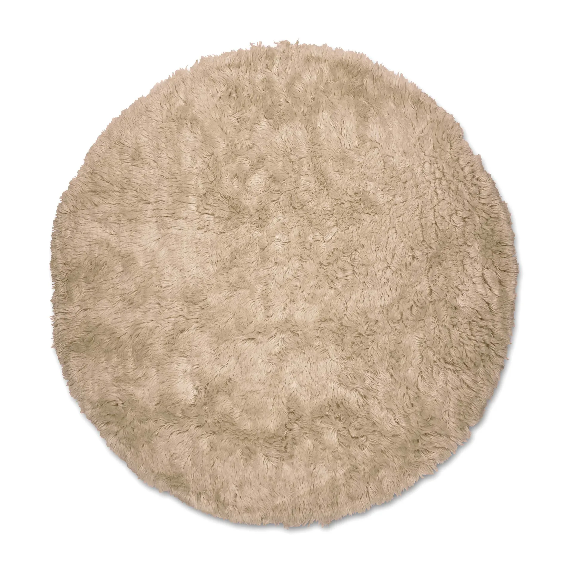 Tappeto in lana Cloudy Ø 160 cm, Beige Classic Collection