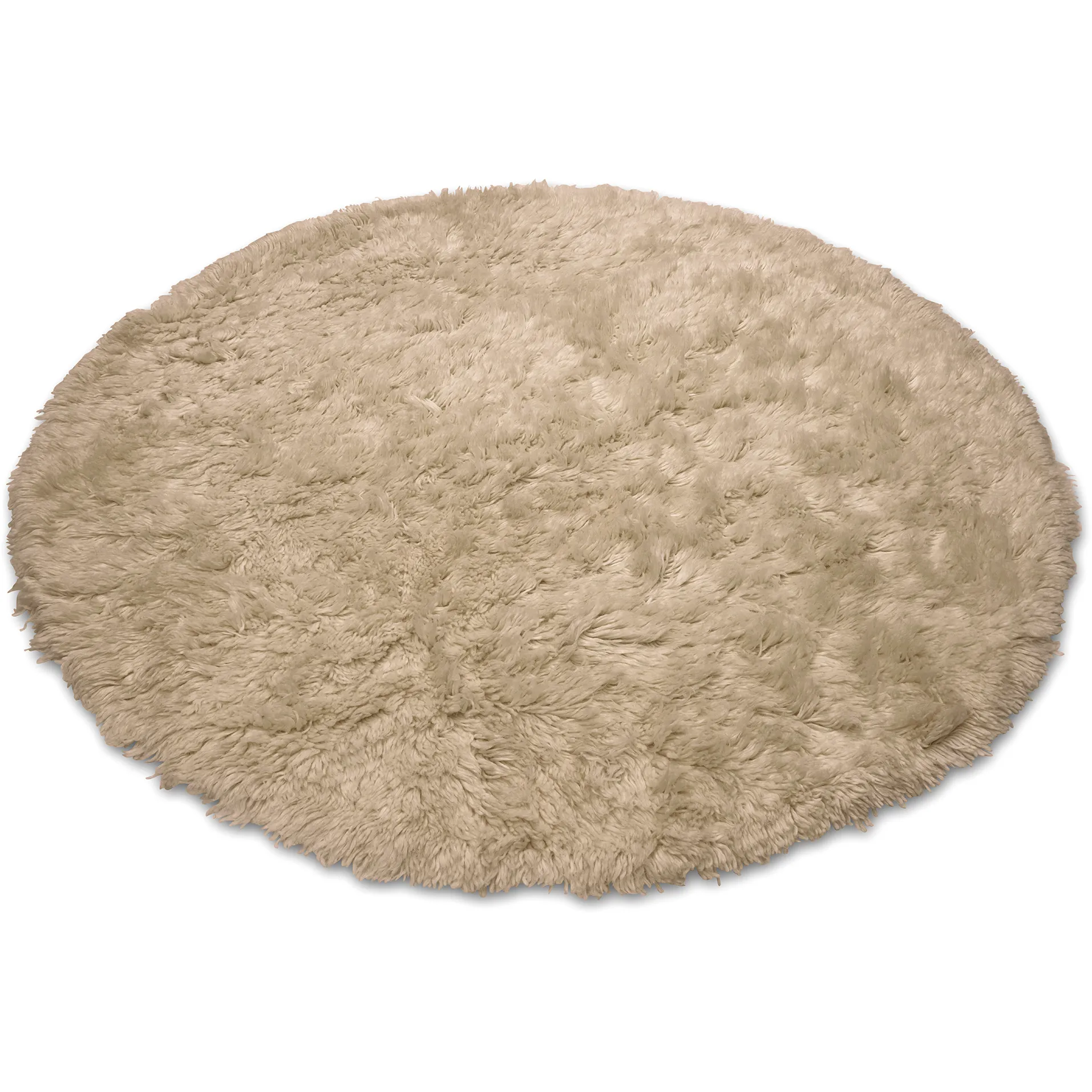 Tappeto in lana Cloudy Ø 160 cm, Beige Classic Collection