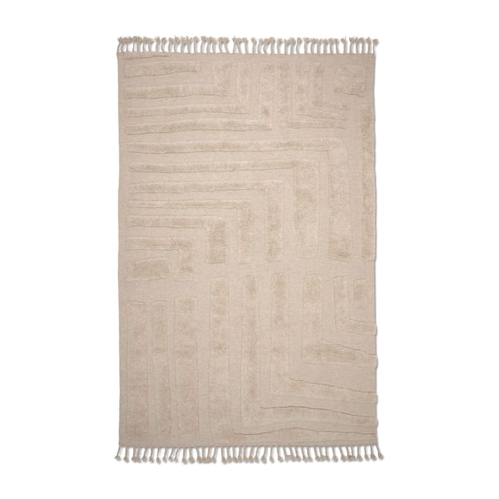 Tappeto in lana Field 170x230 cm - Beige naturale - Classic Collection