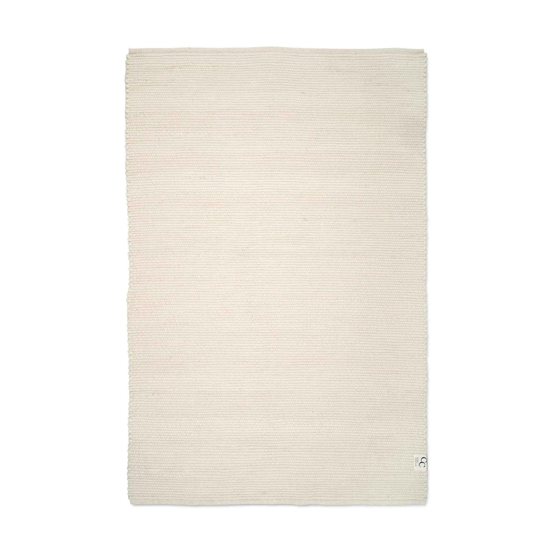 Tappeto in lana Merino 170x230 cm, bianco Classic Collection