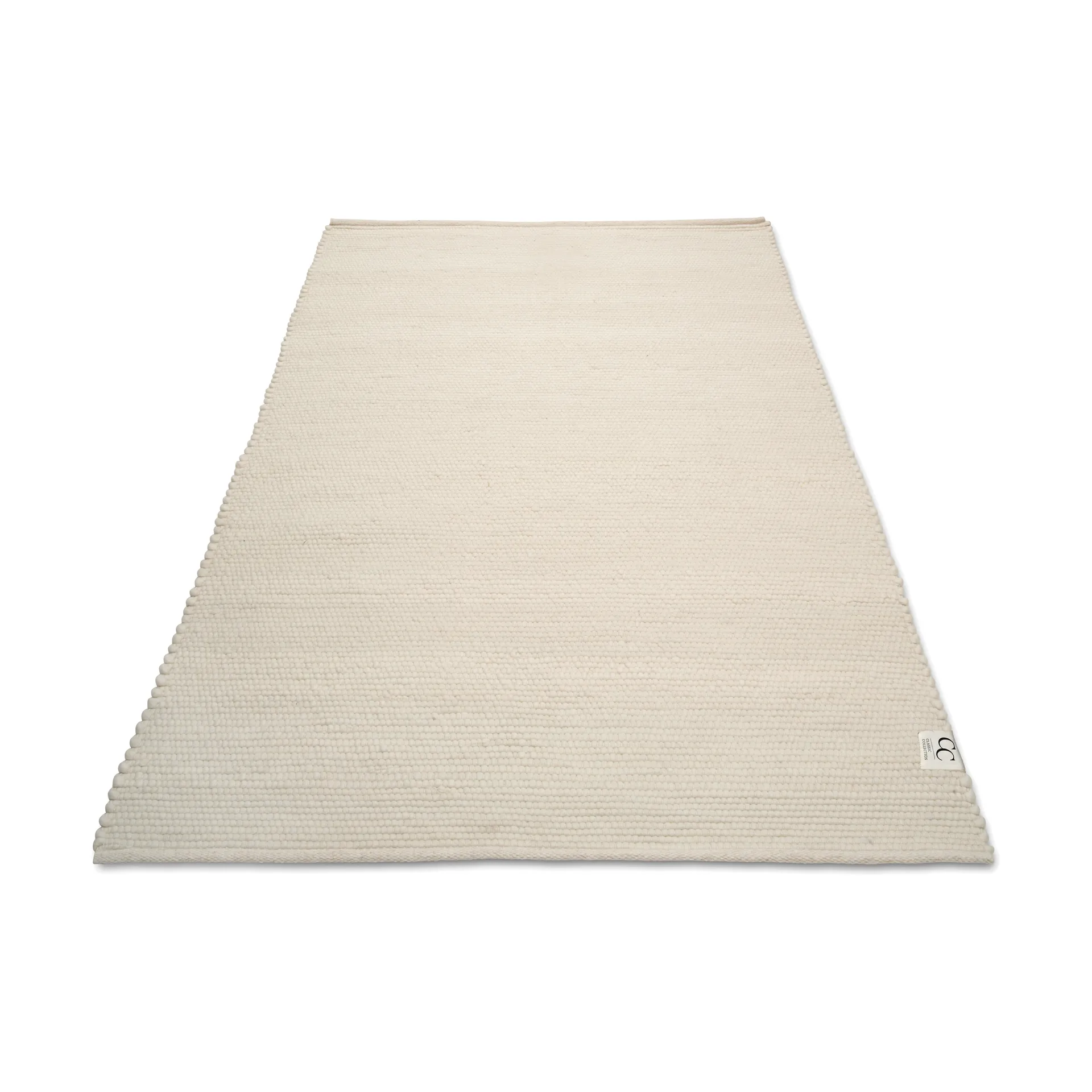 Tappeto in lana Merino 170x230 cm, bianco Classic Collection
