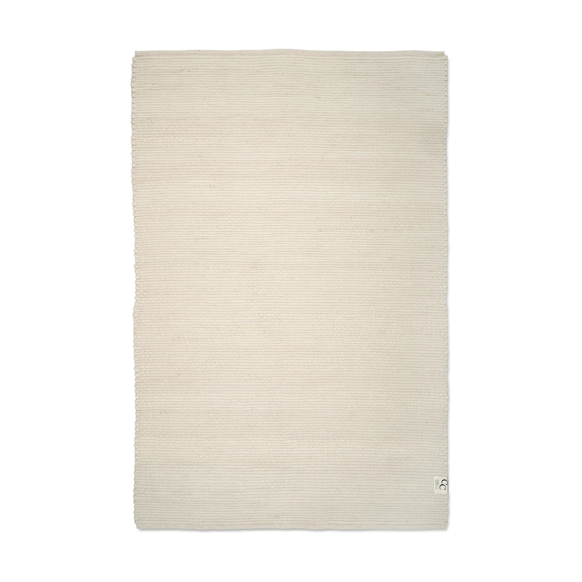 Tappeto in lana Merino 250x350 cm, Bianco Classic Collection