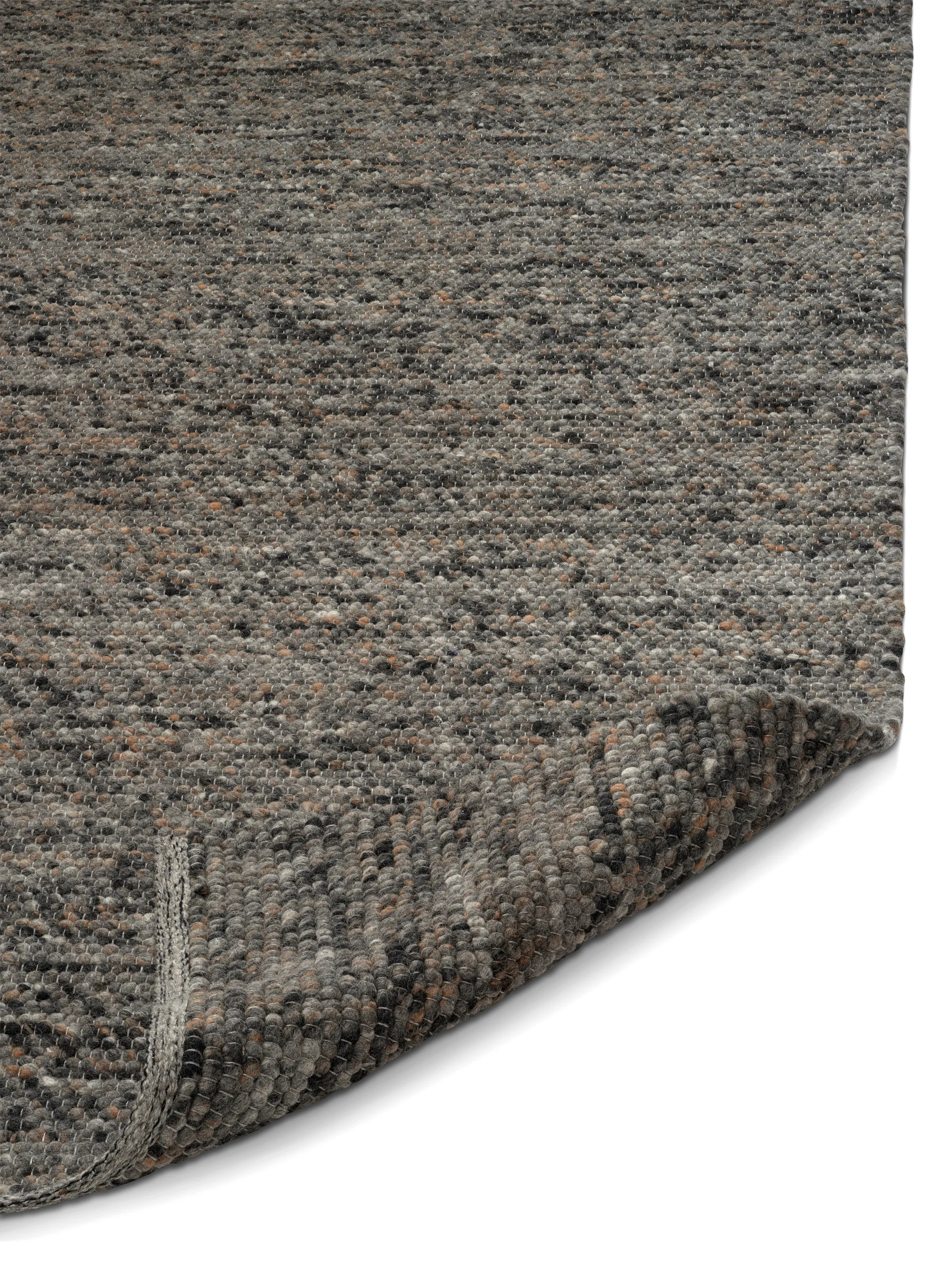 Tappeto in lana Merino 300x400 cm, Grigio melange Classic Collection