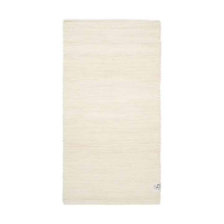 Tappeto in lana Merino 80x250 cm - bianco - Classic Collection