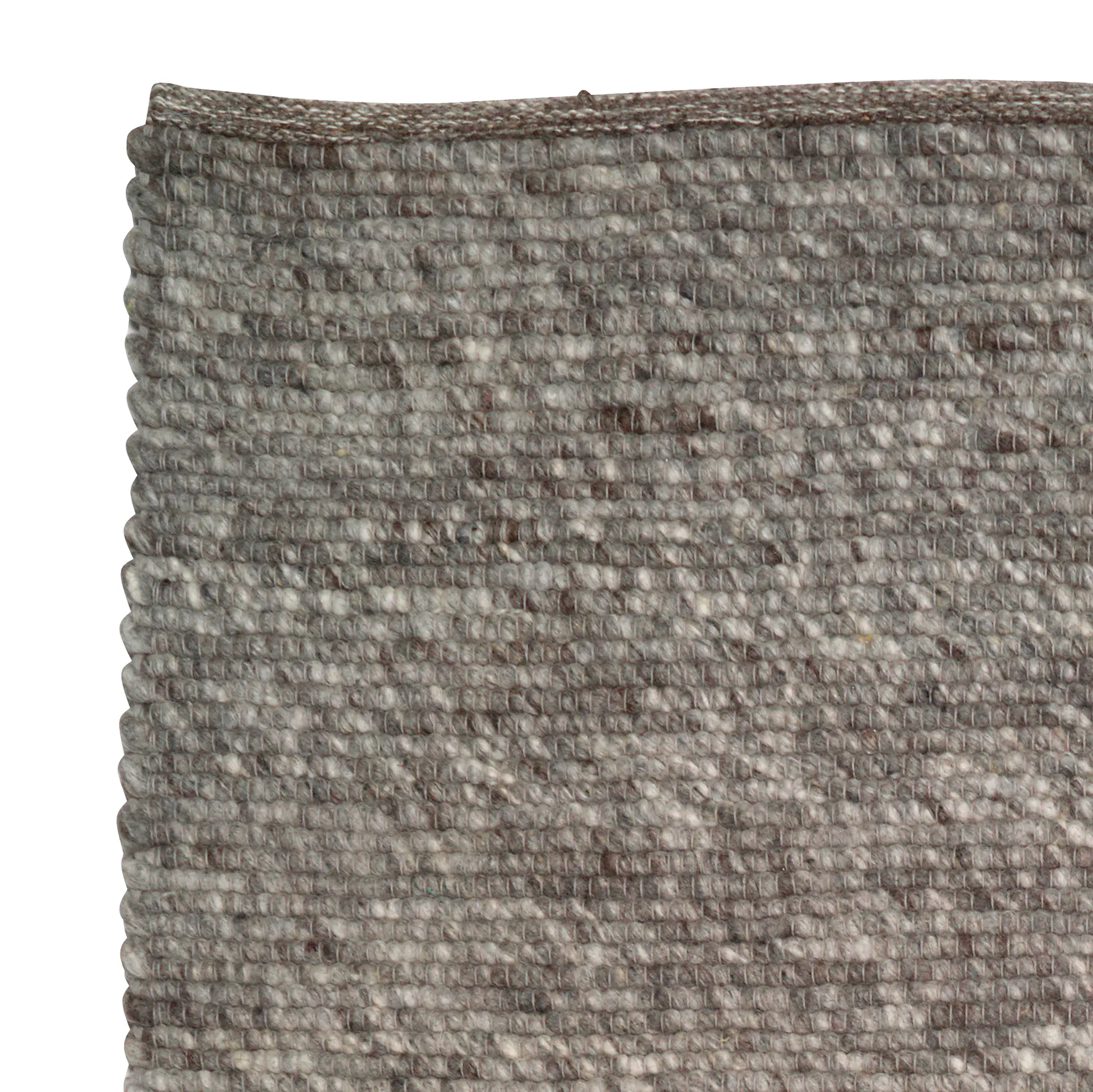 Tappeto in lana Merino 80x250 cm, Grigio Classic Collection