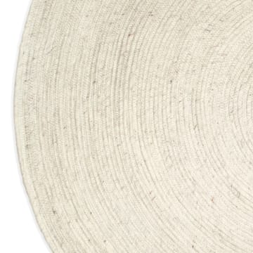 Tappeto in lana Merino rotondo Ø 160 cm - bianco - Classic Collection