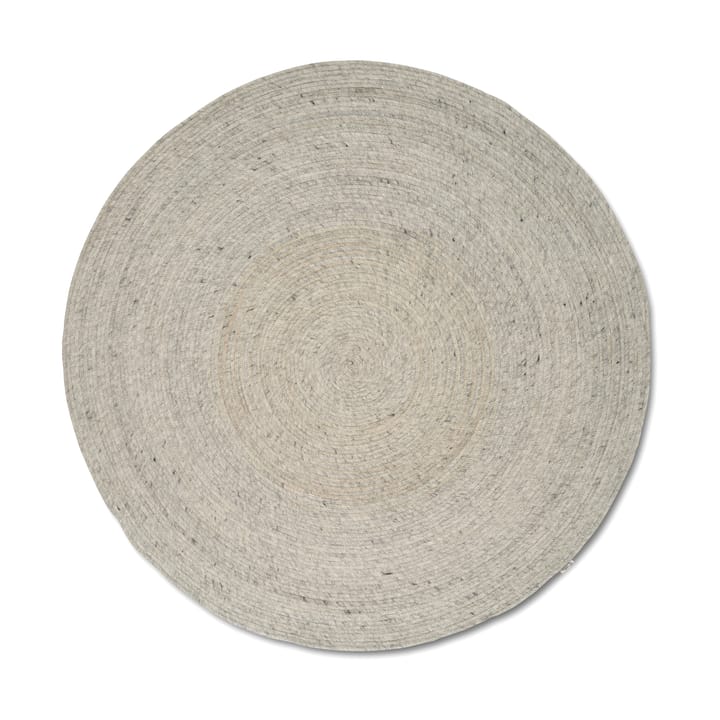 Tappeto in lana Merino rotondo Ø240 cm - Concrete - Classic Collection