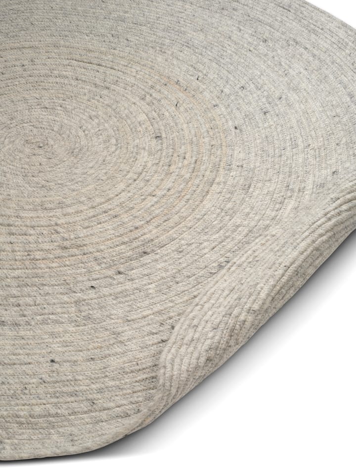 Tappeto in lana Merino rotondo Ø240 cm, Concrete Classic Collection