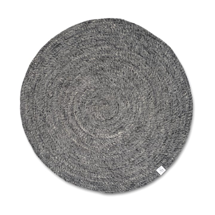 Tappeto in lana Merino rotondo Ø240 cm - Granito - Classic Collection