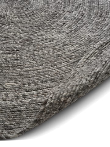 Tappeto in lana Merino rotondo Ø240 cm - Grigio - Classic Collection