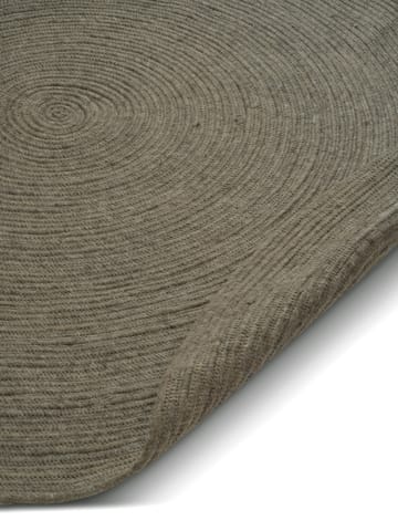 Tappeto in lana Merino rotondo Ø240 cm - Verde scuro - Classic Collection