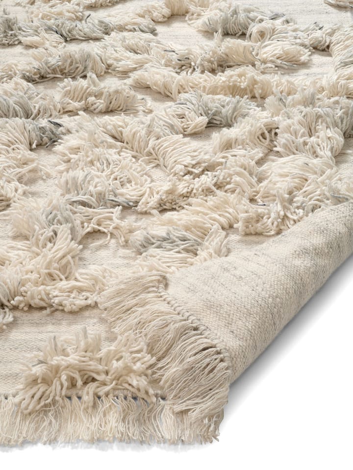 Tappeto in lana Rio 170x230 cm - Avorio melange - Classic Collection