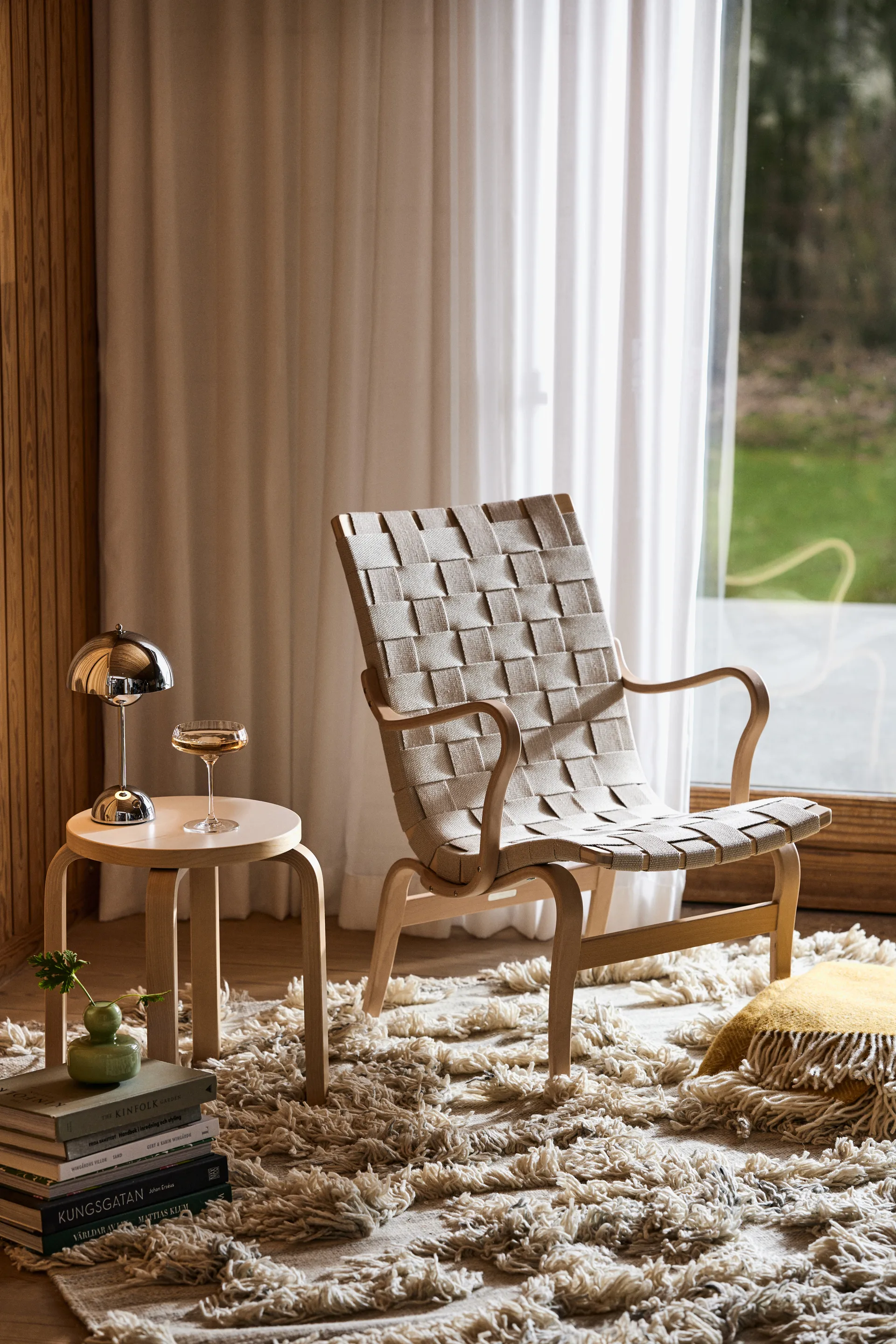 Tappeto in lana Rio 170x230 cm, Avorio melange Classic Collection