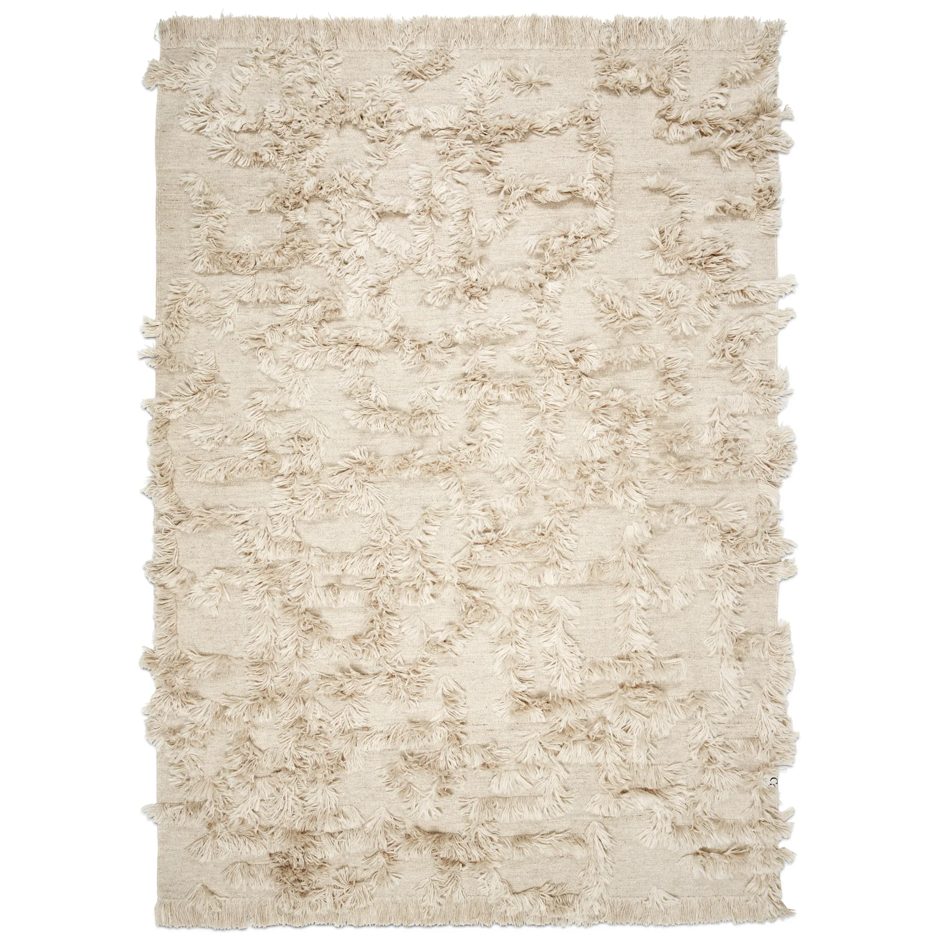 Tappeto in lana Rio 200x300 cm, Beige Classic Collection
