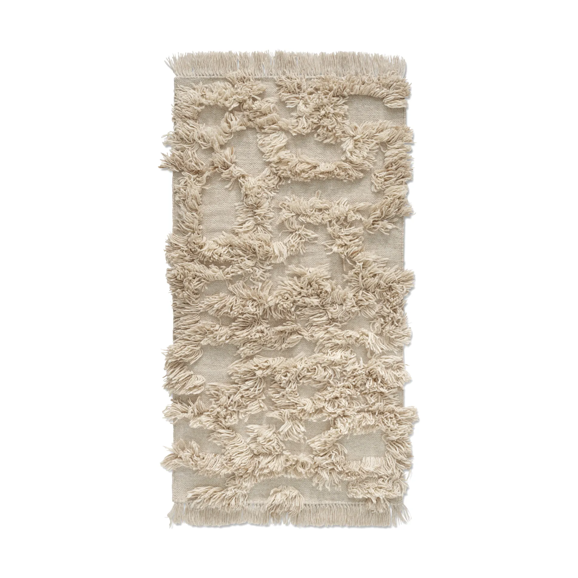 Tappeto in lana Rio 80x150 cm, Beige Classic Collection