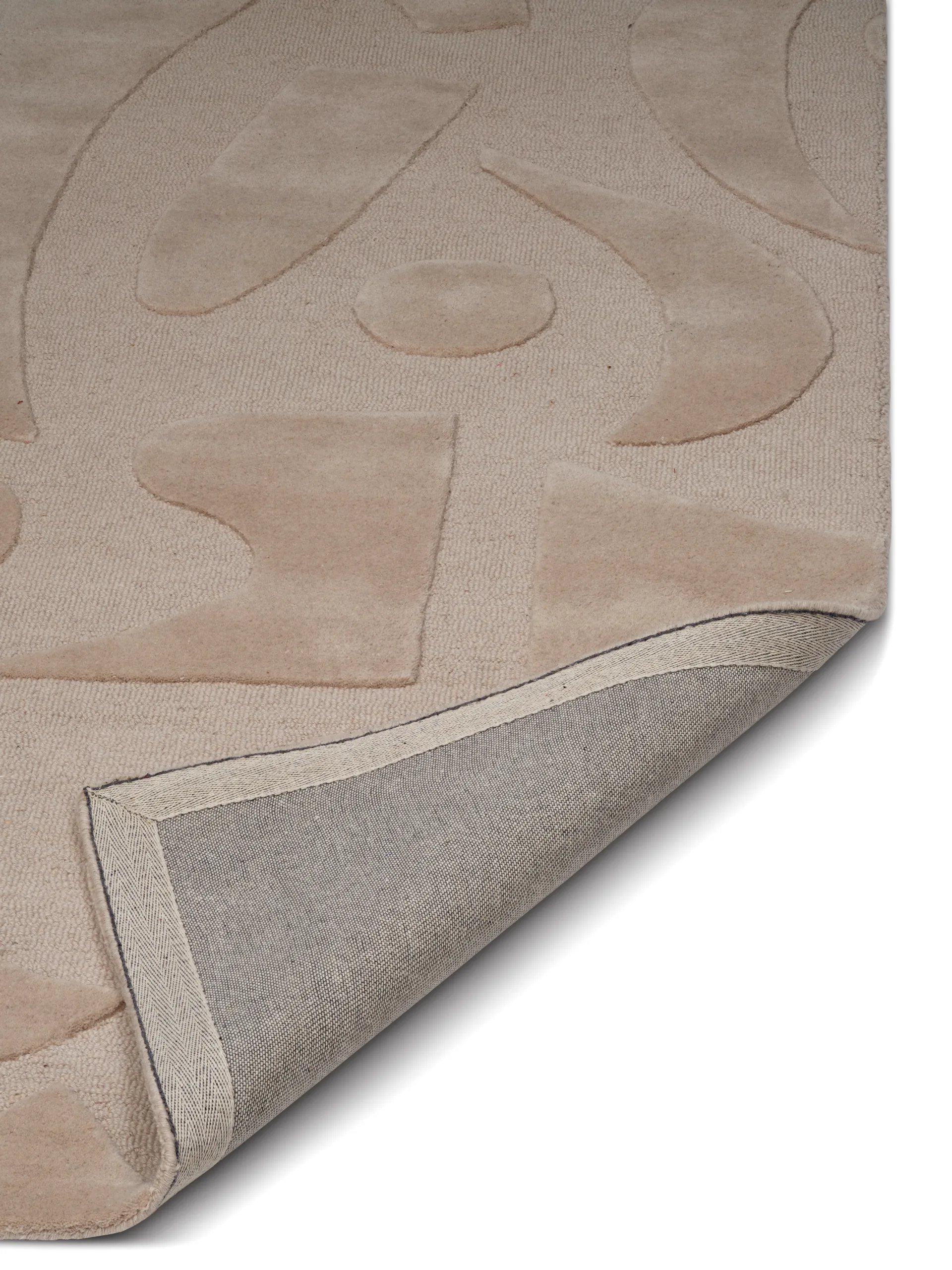 Tappeto in lana Vivid 200x300 cm, Beige Classic Collection