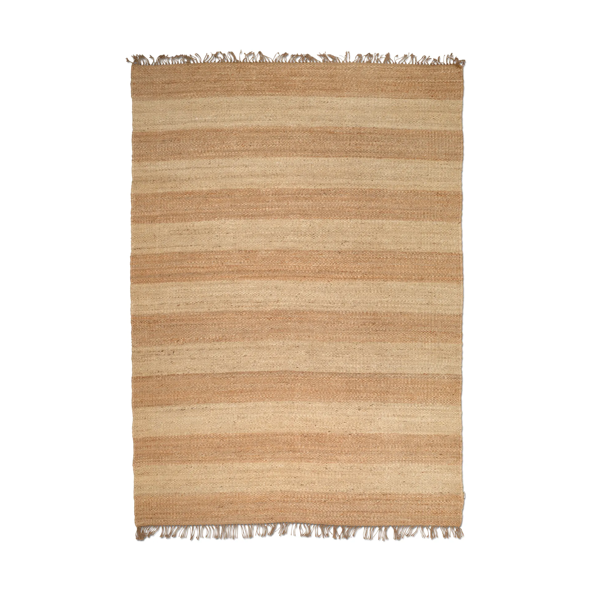 Tappeto Jute Stripes, Juta naturale, 250x350 cm Classic Collection