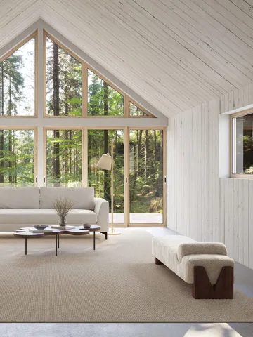 Tappeto Nordklint - Grigio naturale, 400x400 cm - Classic Collection