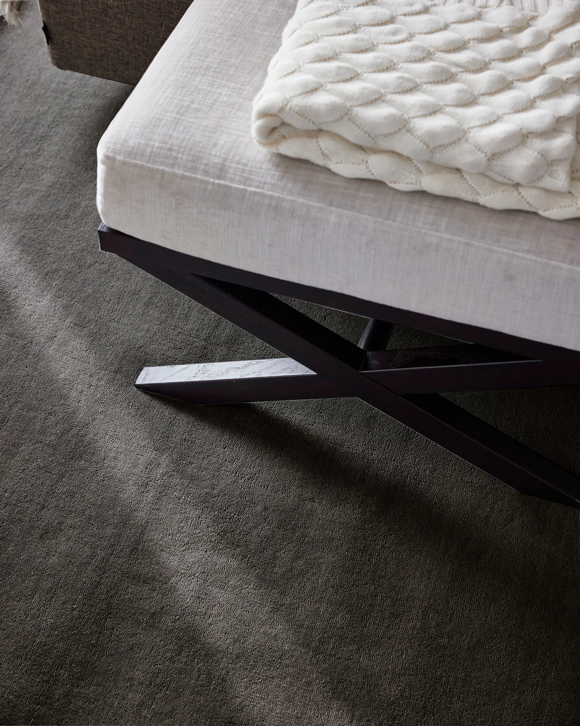 Tappeto Solid, Charcoal, 250x350 cm Classic Collection