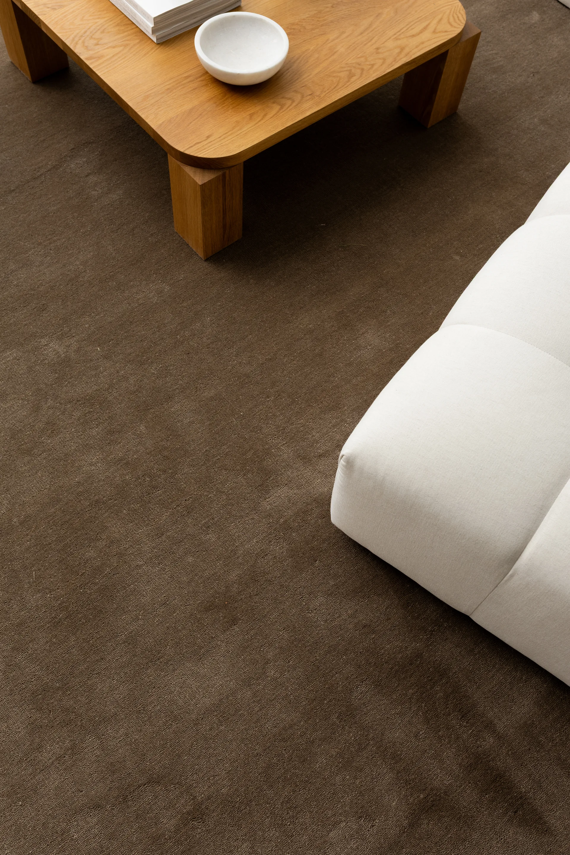 Tappeto Solid, Marrone, 250x350 cm Classic Collection