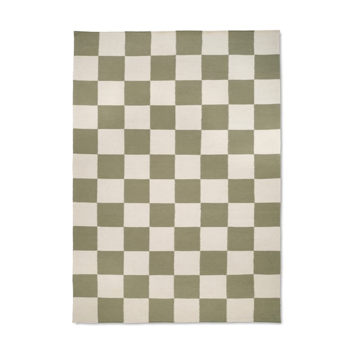 Tappeto Squares - Bianco-verde, 300x400 cm - Classic Collection