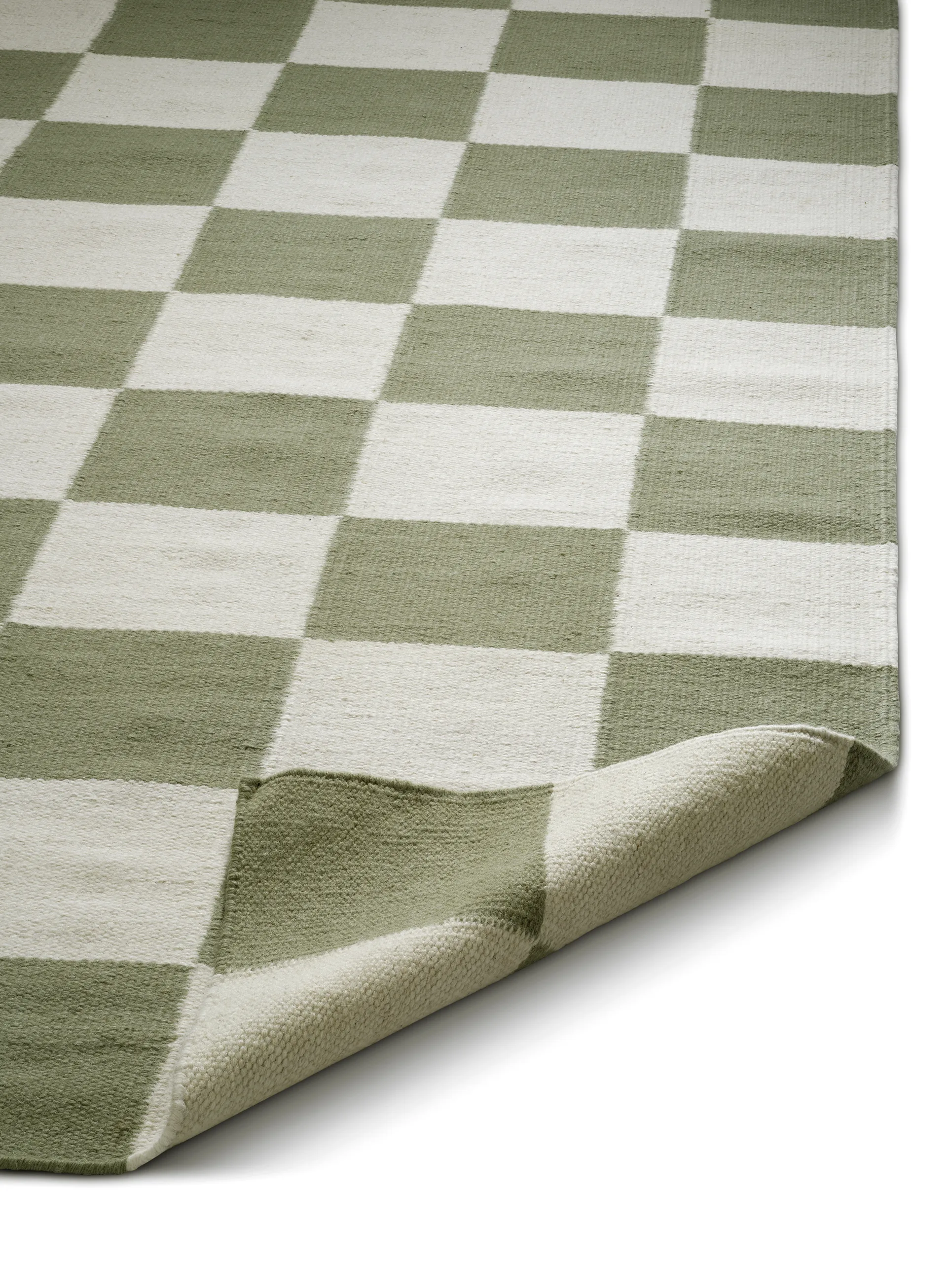 Tappeto Squares, Bianco-verde, 300x400 cm Classic Collection
