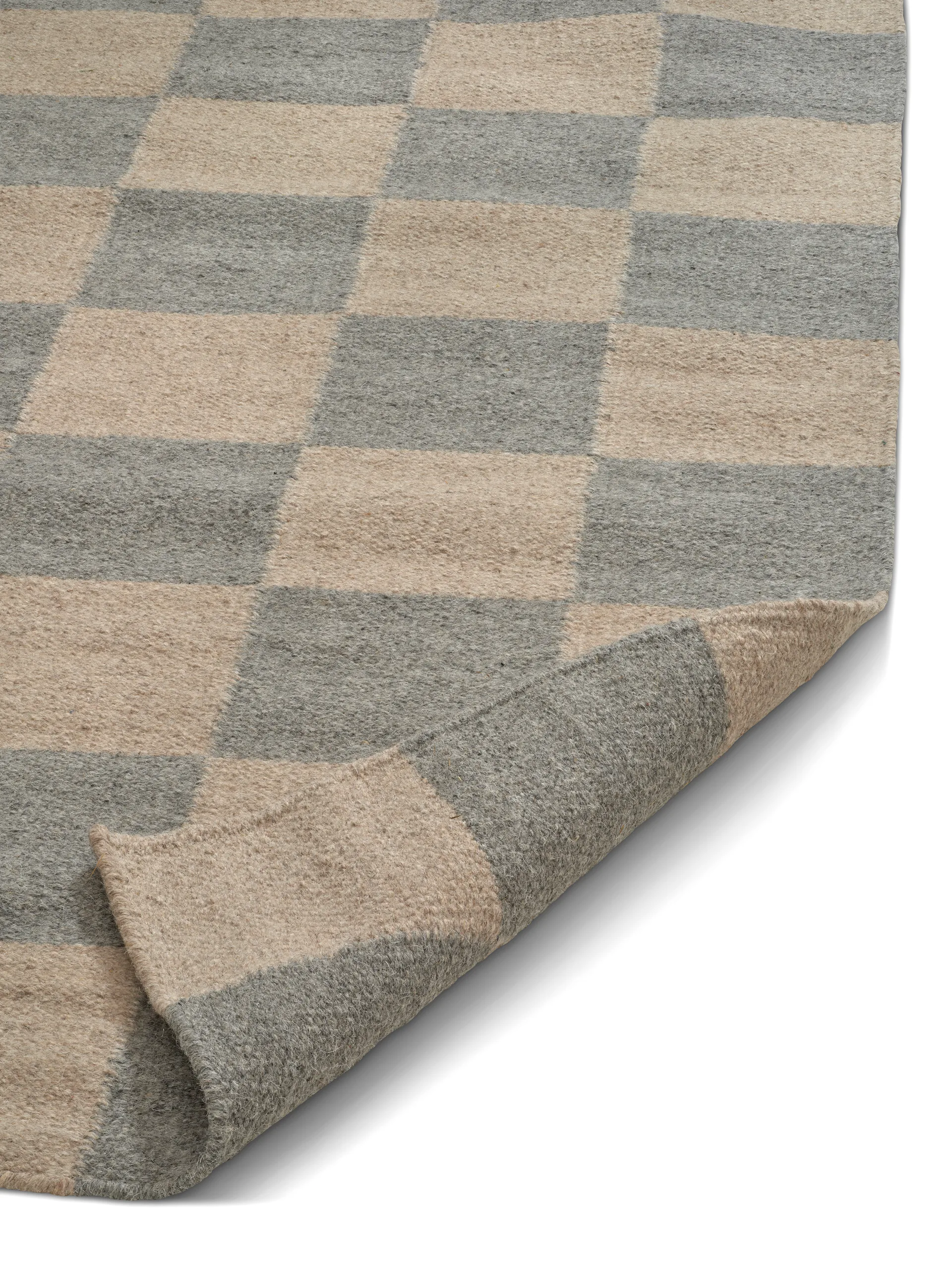 Tappeto Squares, Grigio-naturale, 300x400 cm Classic Collection