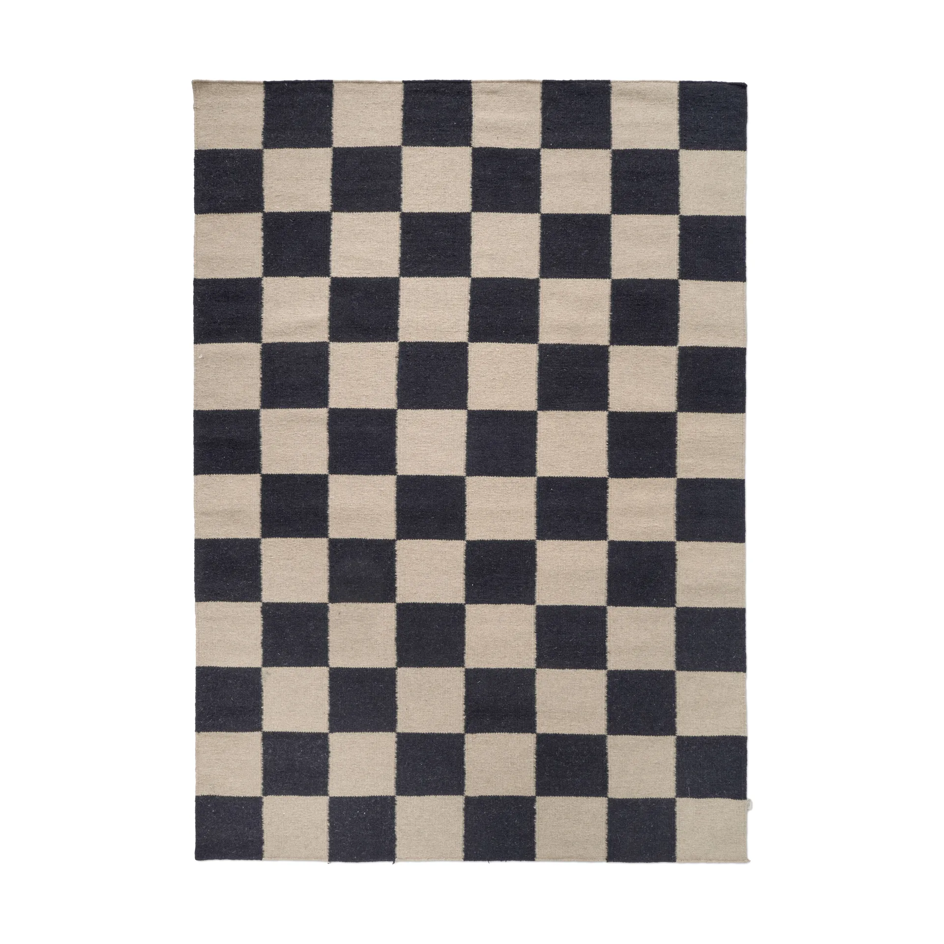 Tappeto Squares, Nero-beige, 170x230 cm Classic Collection