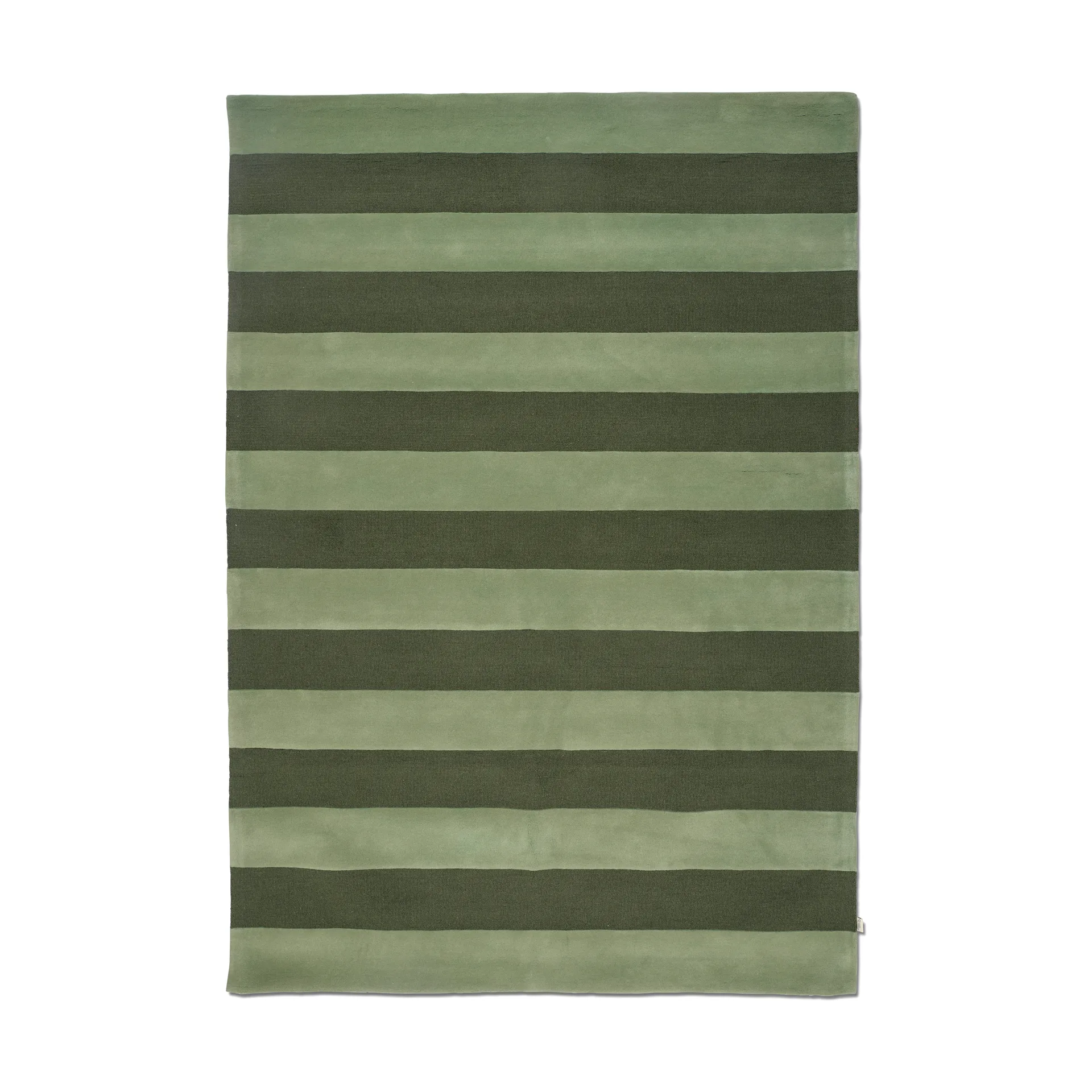 Tappeto Stripe Boucle, Verde, 250x350 cm Classic Collection