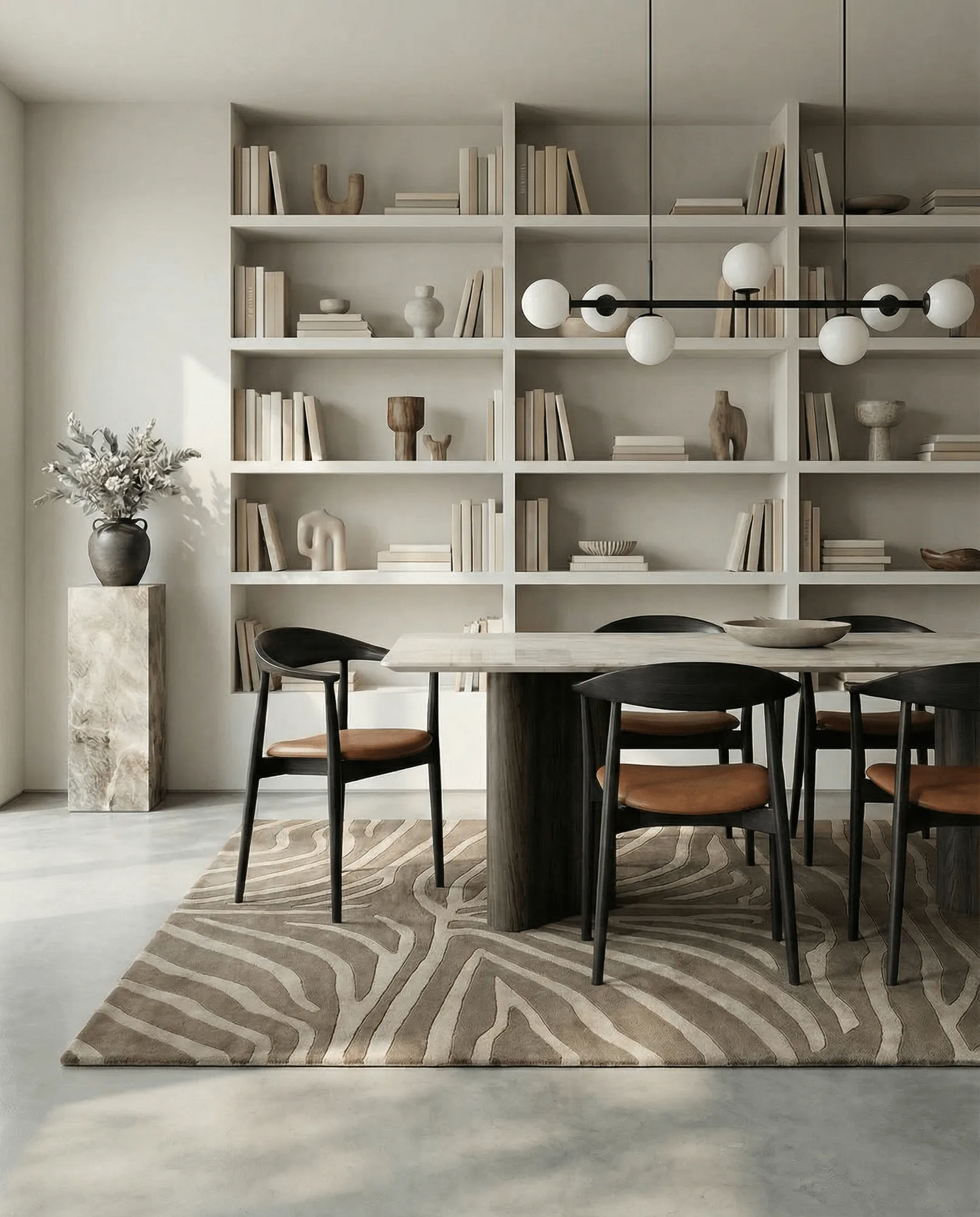 Tappeto zebra 250x350 cm, Beige, 200x300 cm Classic Collection