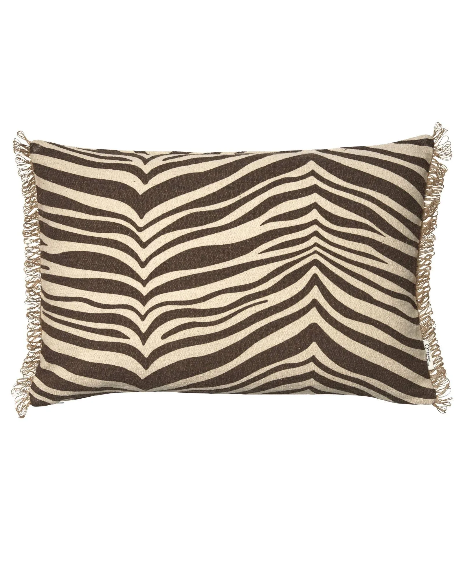 Zebra cuscino, Marrone-naturale, 40x60 cm Classic Collection