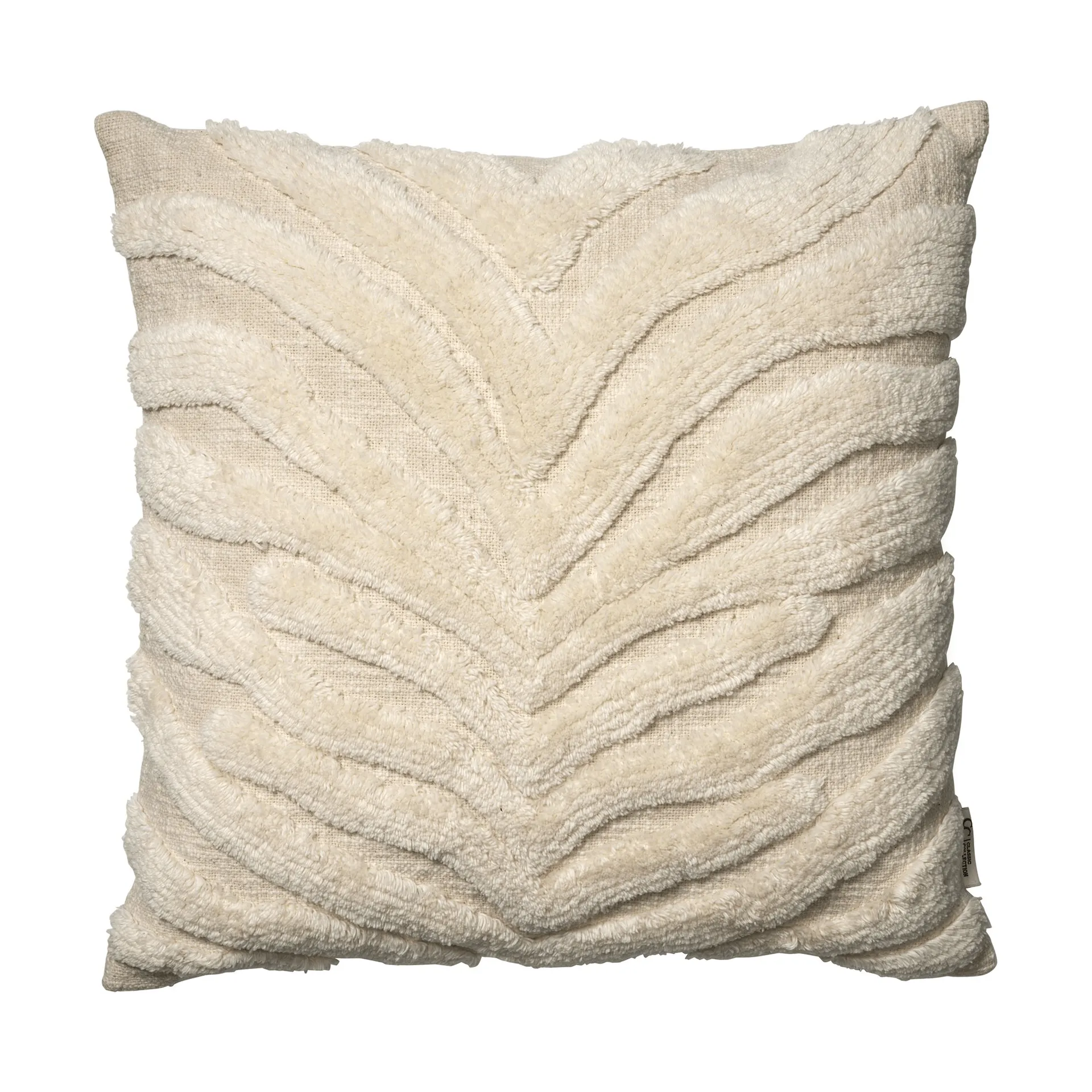 Zebra Tuft copricuscino, Off white, 50x50 cm Classic Collection