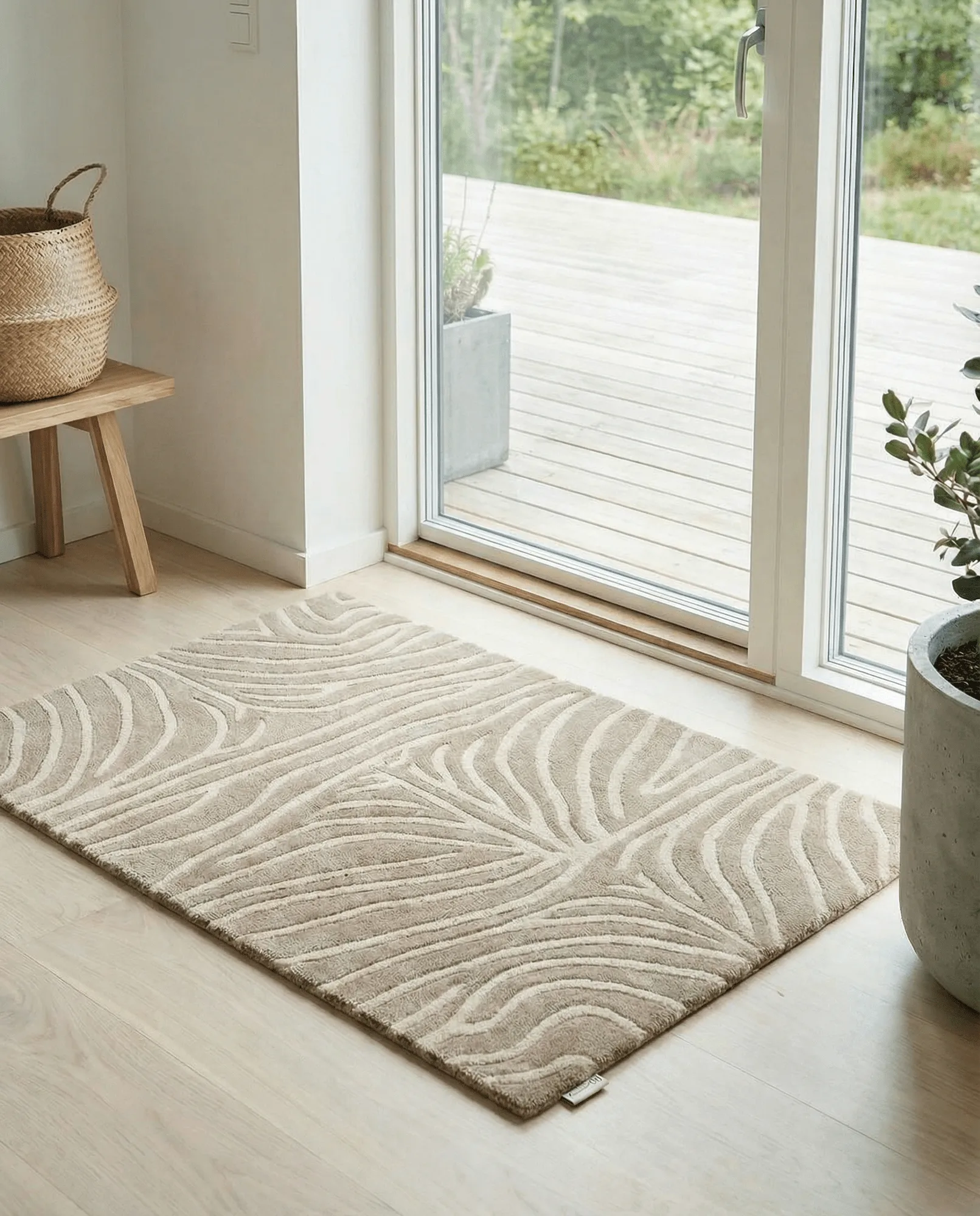 Zebra zerbino, Beige, 60x90 cm Classic Collection