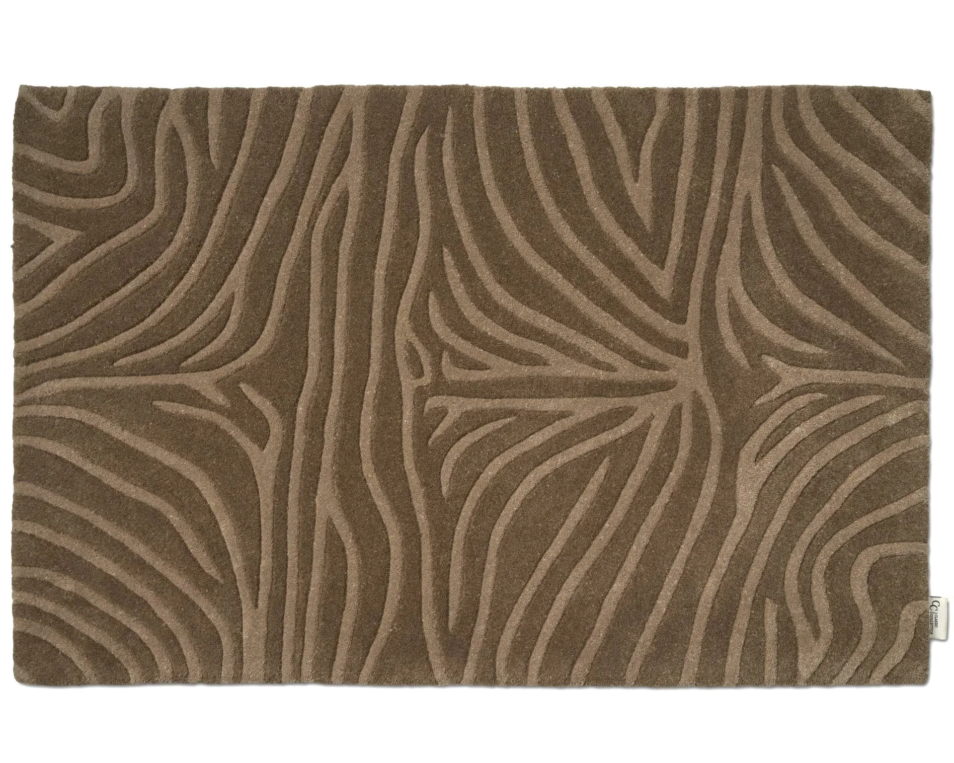 Zebra zerbino, Mocca, 60x90 cm Classic Collection