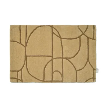 Zerbino Modern Abstract 60x90 cm - Mustard - Classic Collection