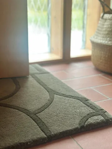 Zerbino Modern Abstract 60x90 cm - Verde - Classic Collection