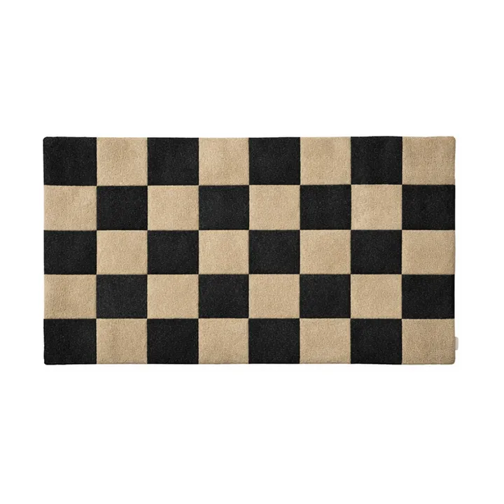 Zerbino Square - Black-natur, 85x130 cm - Classic Collection