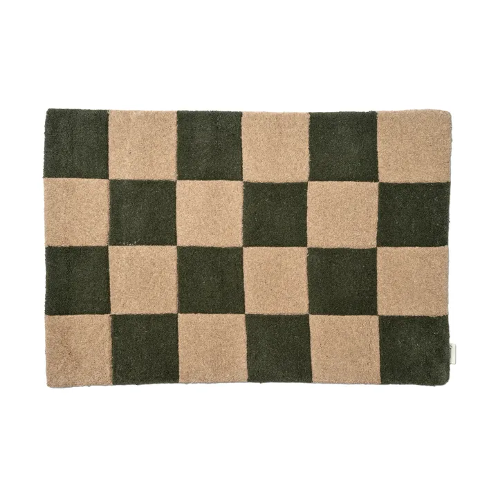 Zerbino Square - Green-natur, 60x90 cm - Classic Collection