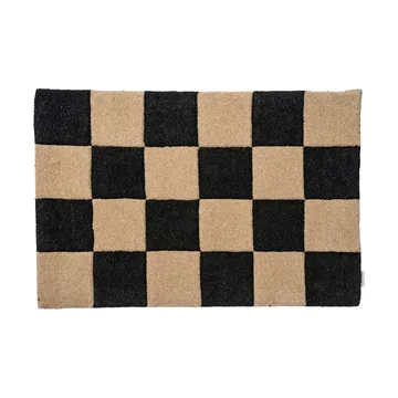 Zerbino Square - Nero-naturale, 60x90 cm - Classic Collection