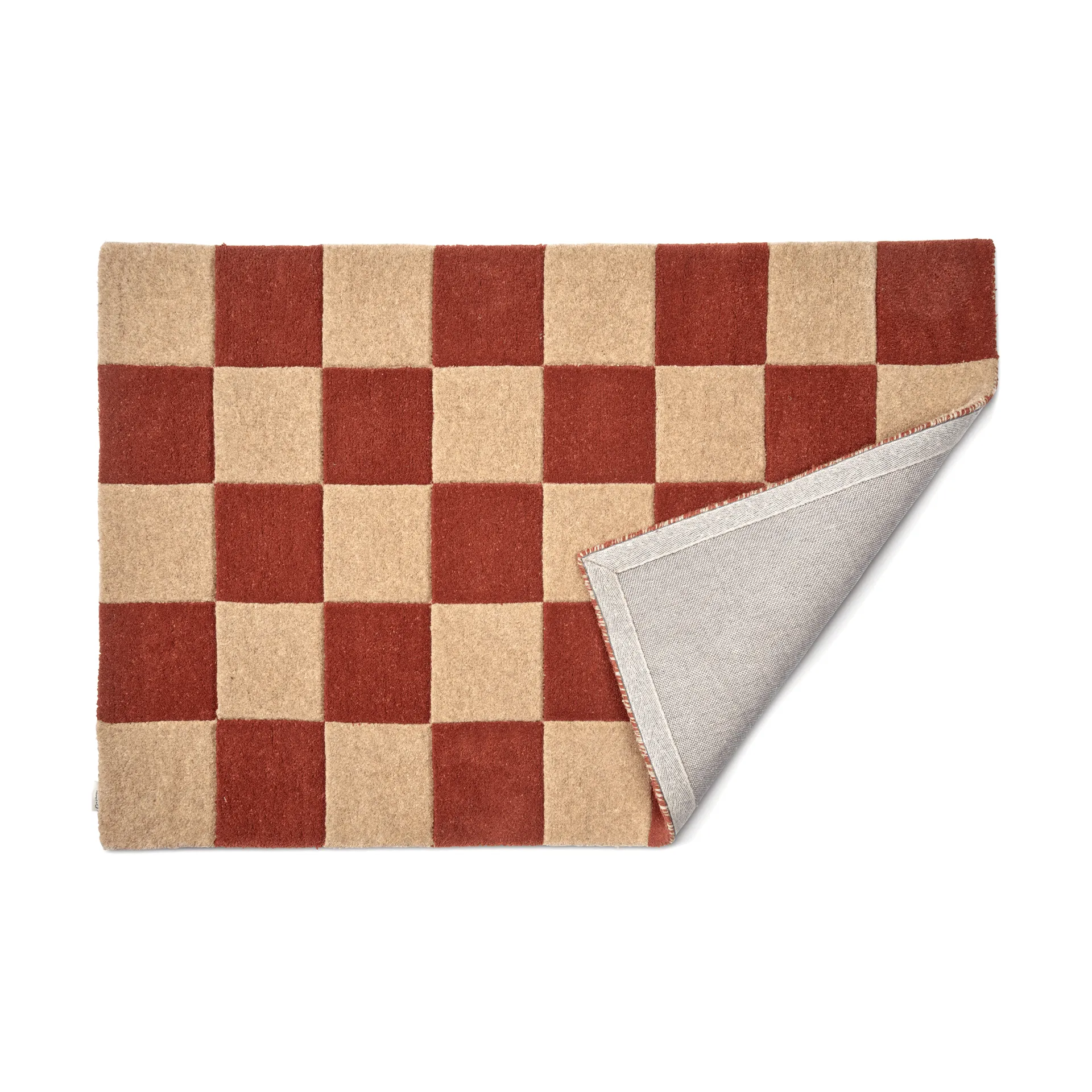 Zerbino Square, Terracotta-natur, 85x130 cm Classic Collection