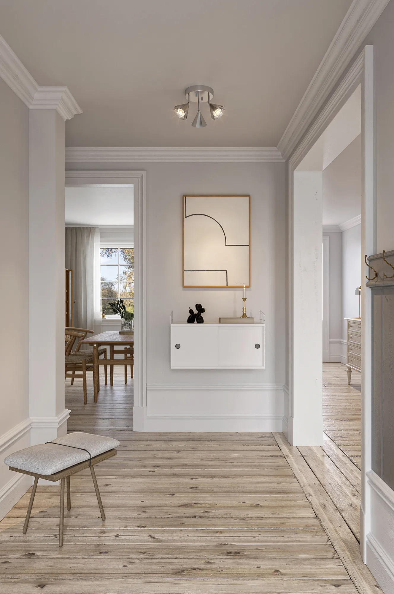 Faretto da soffitto Rain 18, Alluminio CO Bankeryd