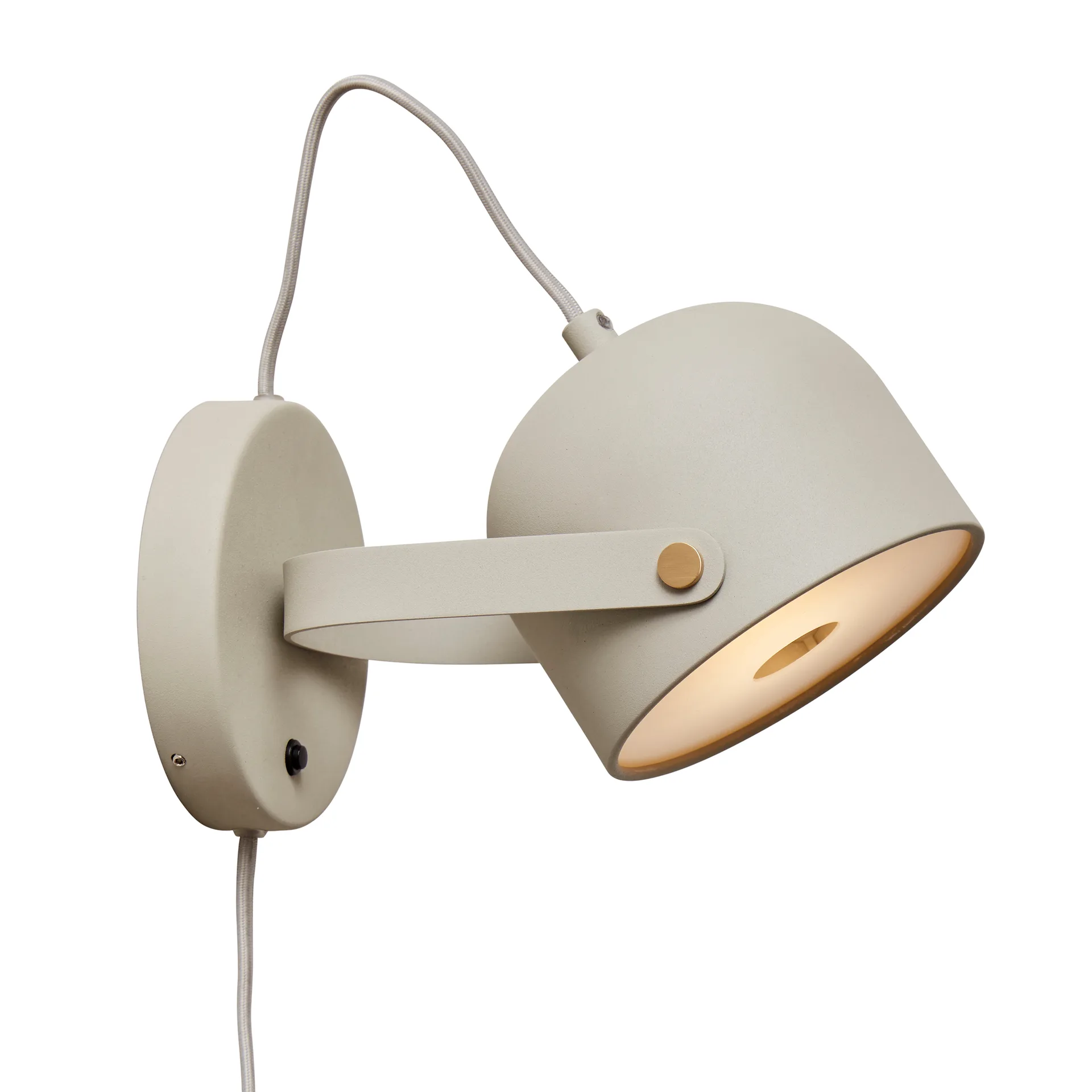 Lampada da parete Svejk 13, Beige-ottone CO Bankeryd