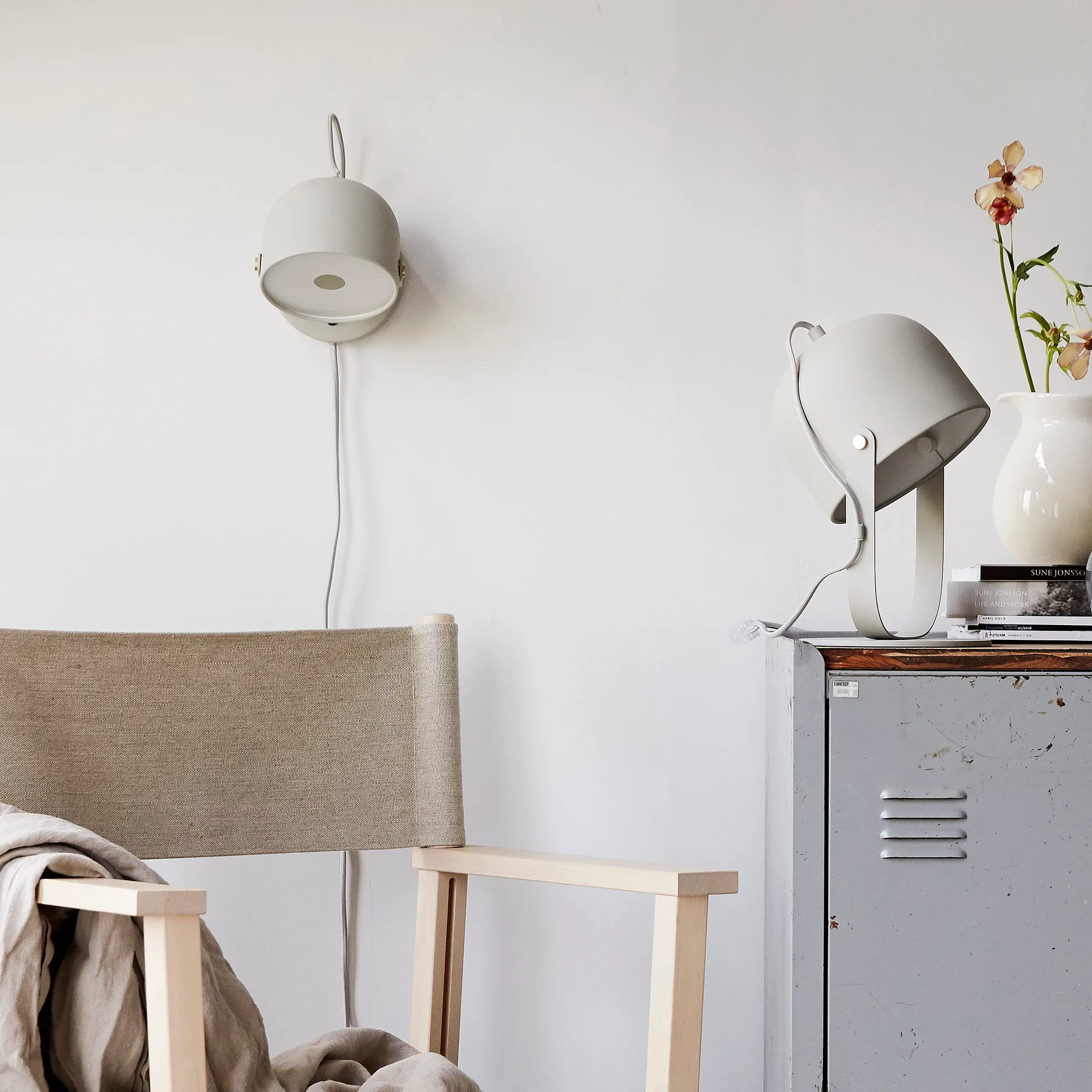 Lampada da parete Svejk 13, Beige-ottone CO Bankeryd