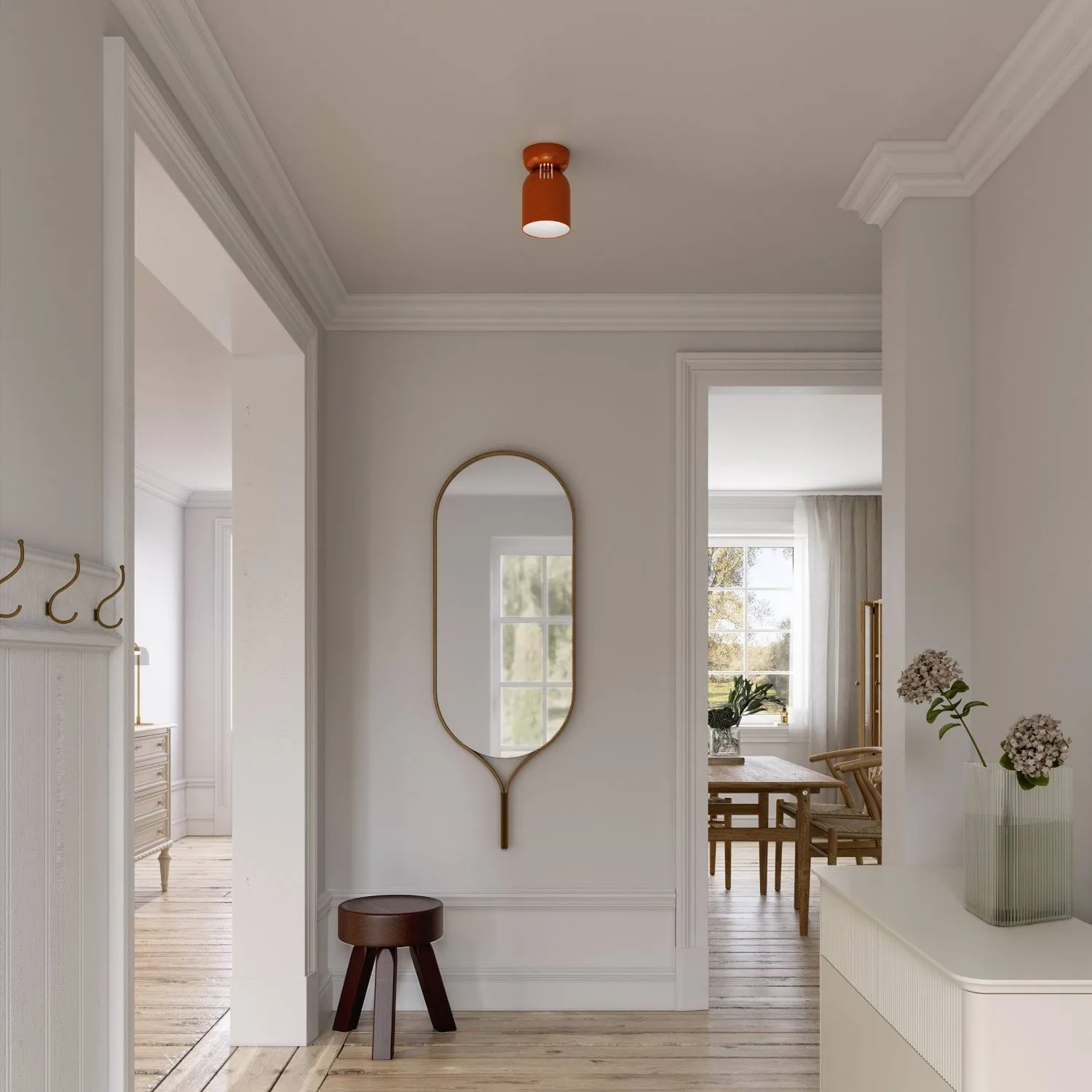 Lennon faretto da soffitto, Arancione bruciato, Ø12,5x19,5 cm CO Bankeryd