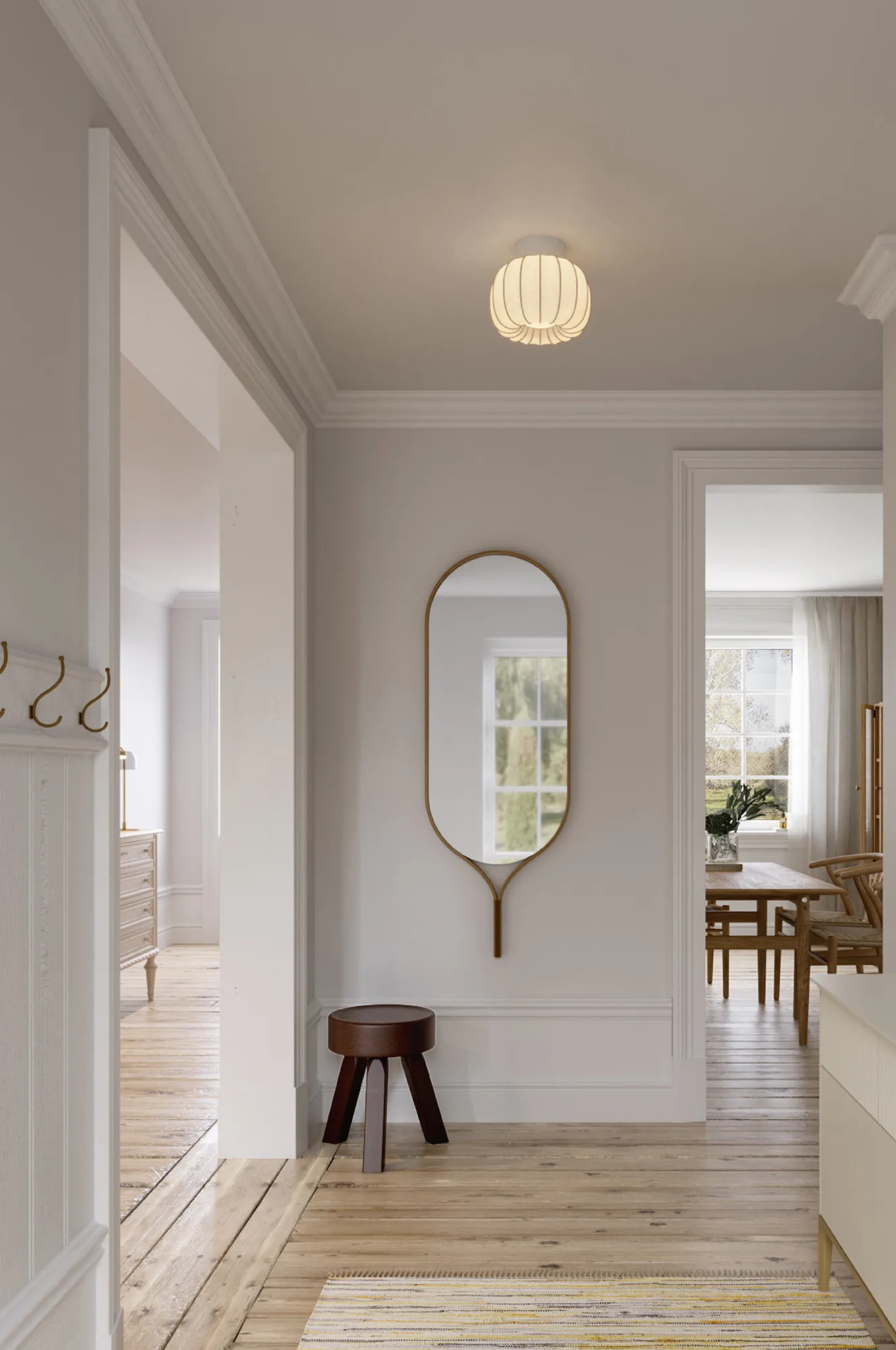 Uni 25 plafoniera, Bianco CO Bankeryd