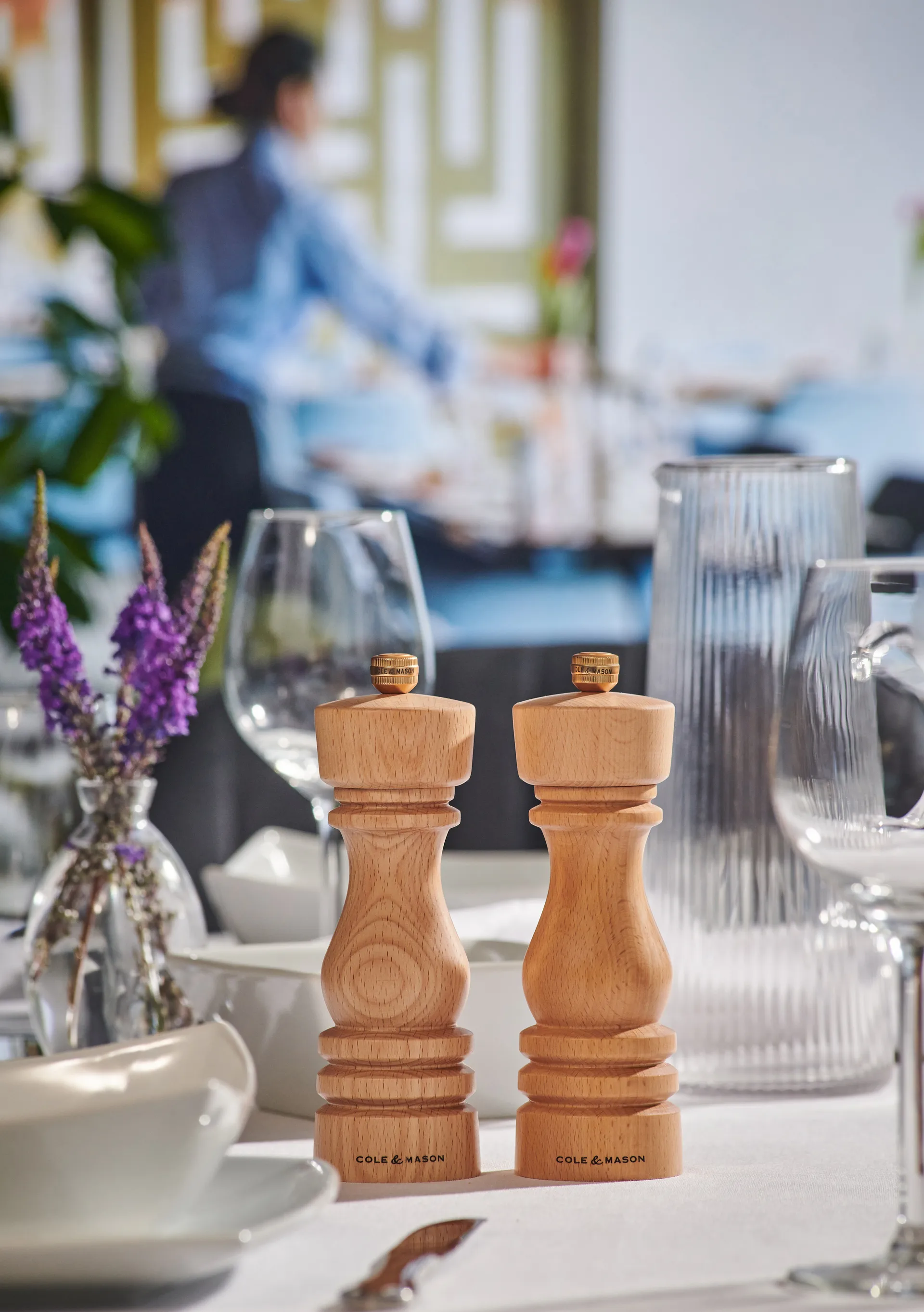 Set macina sale e pepe London 18 cm, Naturale Cole & Mason