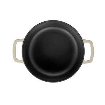 Casseruola smaltata in ghisa Combekk Ø24 cm - Sabbia con manopola dorata - Combekk