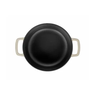 Casseruola smaltata in ghisa Combekk Ø28 cm - Sabbia con manopola dorata - Combekk